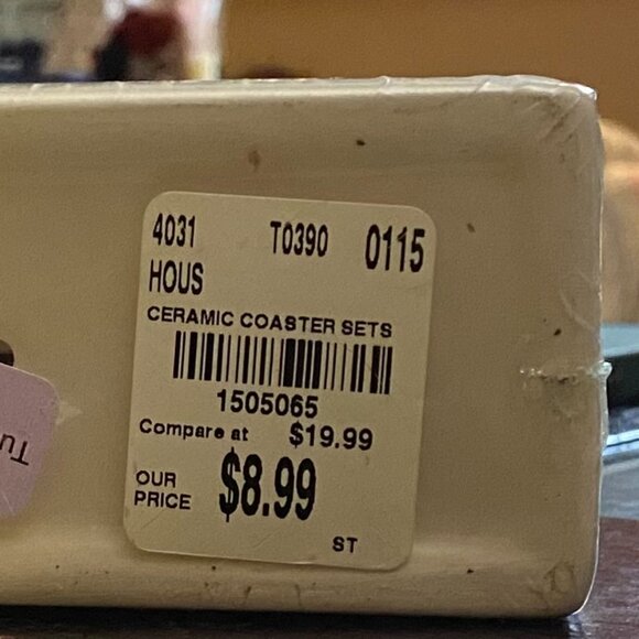 Full Ceramic Coaster Set, "Tuesday Morning"! - Picture 6 of 6